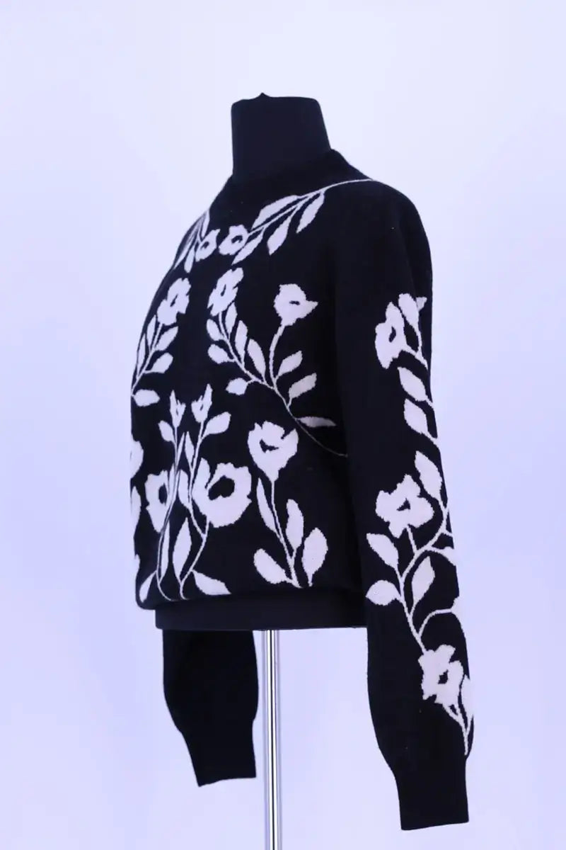 Pull Molli Noir en Laine
