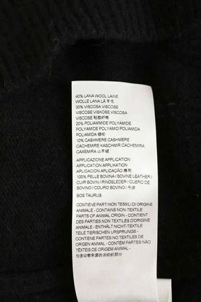 Pull Momoni Noir en Laine