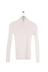 Pull Moncler Blanc en Viscose, taille S - Seconde Main