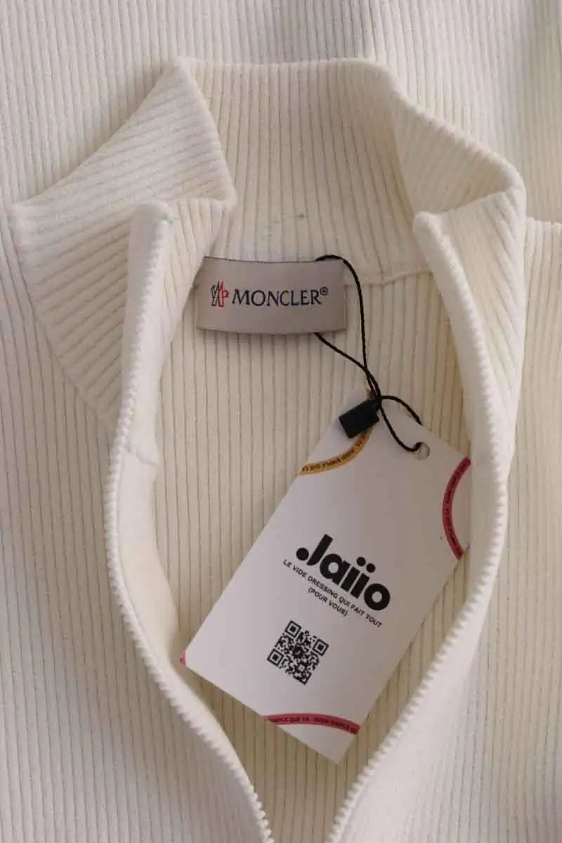 Pull Moncler Blanc en Viscose