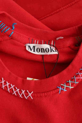 Pull Monoki Rouge en Coton
