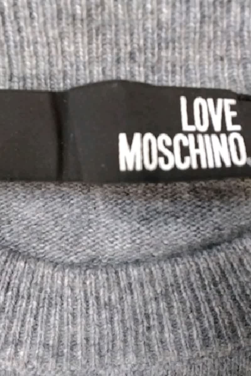 Pull Moschino Gris en Coton