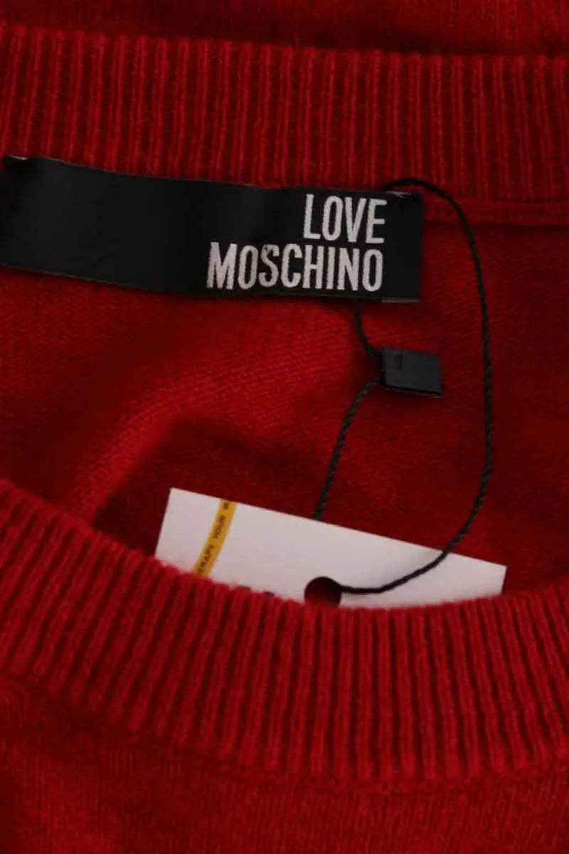 Pull Moschino Rouge en Laine