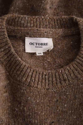 Pull Octobre Camel en Laine