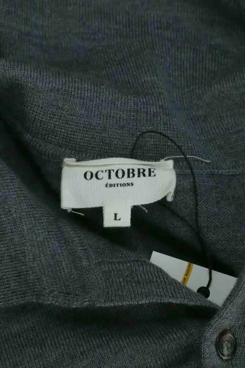Pull Octobre Gris en Laine