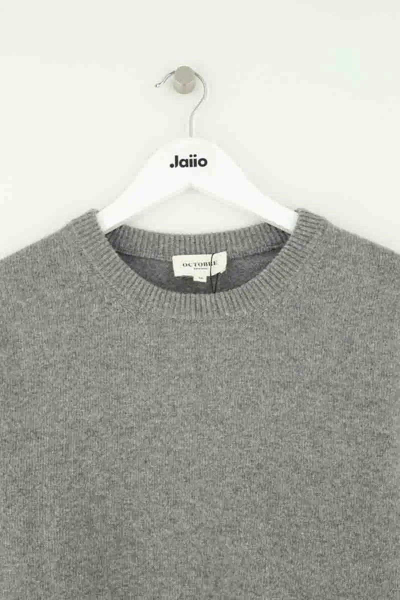 Pull Octobre Gris en Laine