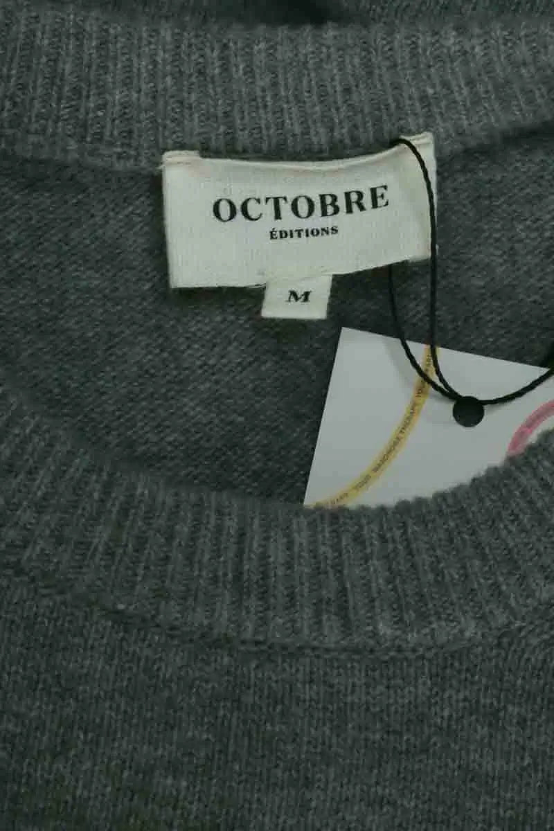 Pull Octobre Gris en Laine