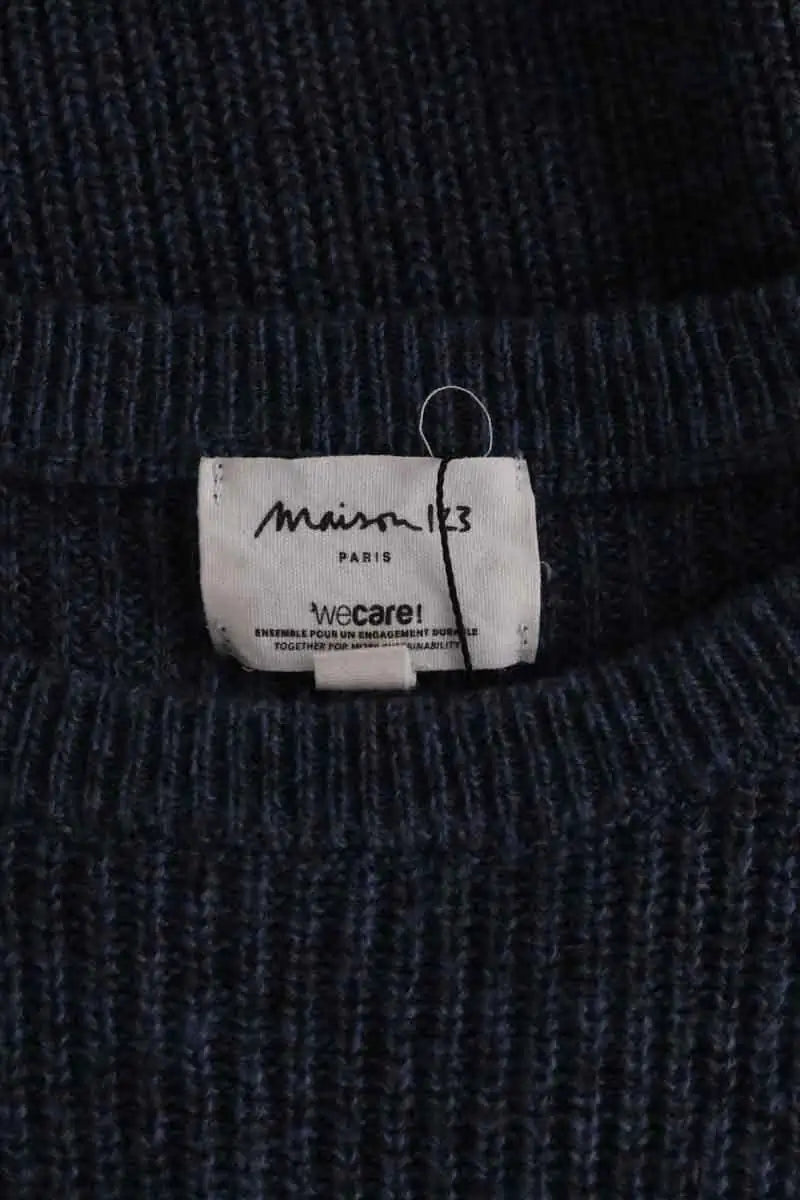 Pull Other Brand Bleu en Laine