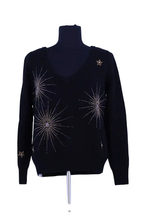Pull Pinko Noir en Laine, taille XS - Seconde Main