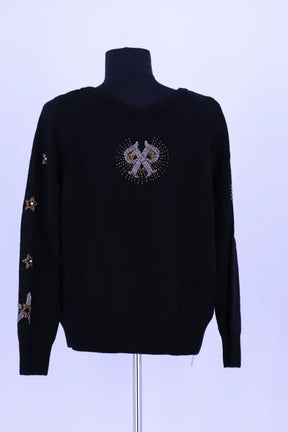 Pull Pinko Noir en Laine