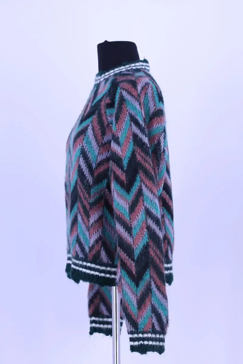 Pull Pinko Vert en Viscose