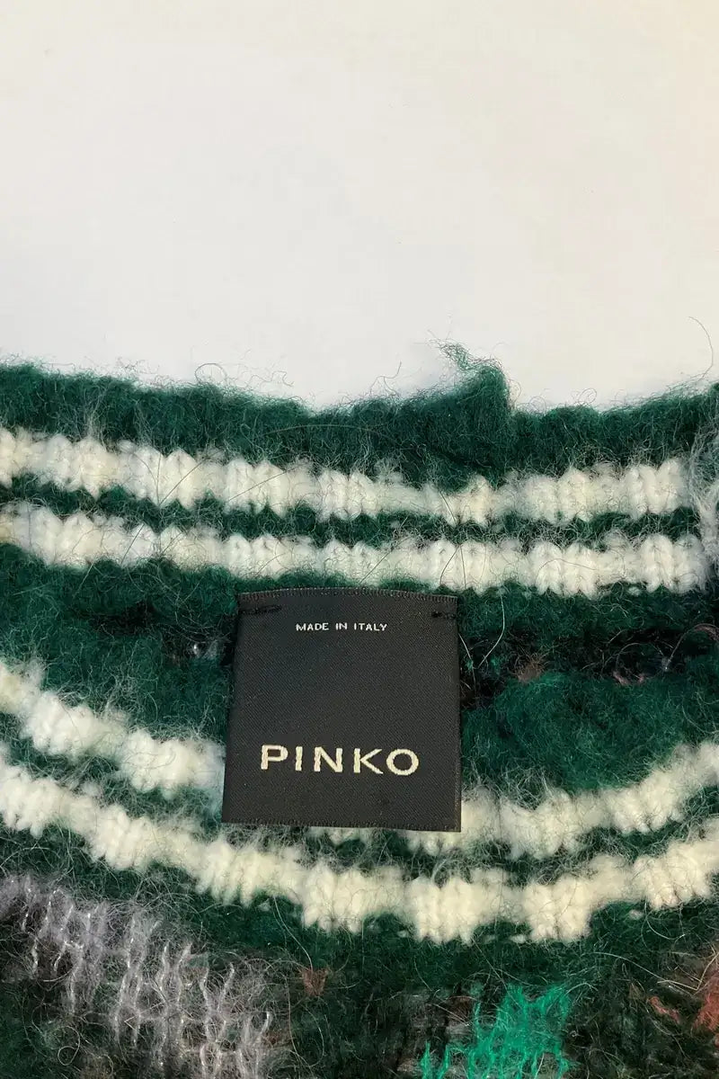Pull Pinko Vert en Viscose
