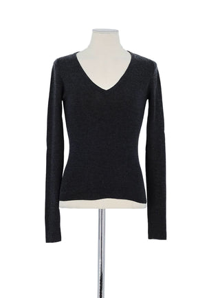Pull Prada Anthracite en Coton, taille M - Seconde Main