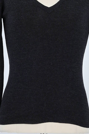 Pull Prada Anthracite en Coton