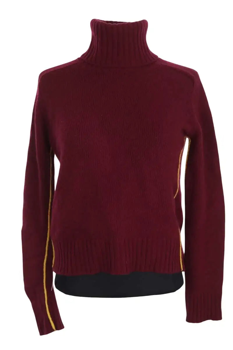Pull Prada Bordeaux en Laine, taille S - Seconde Main