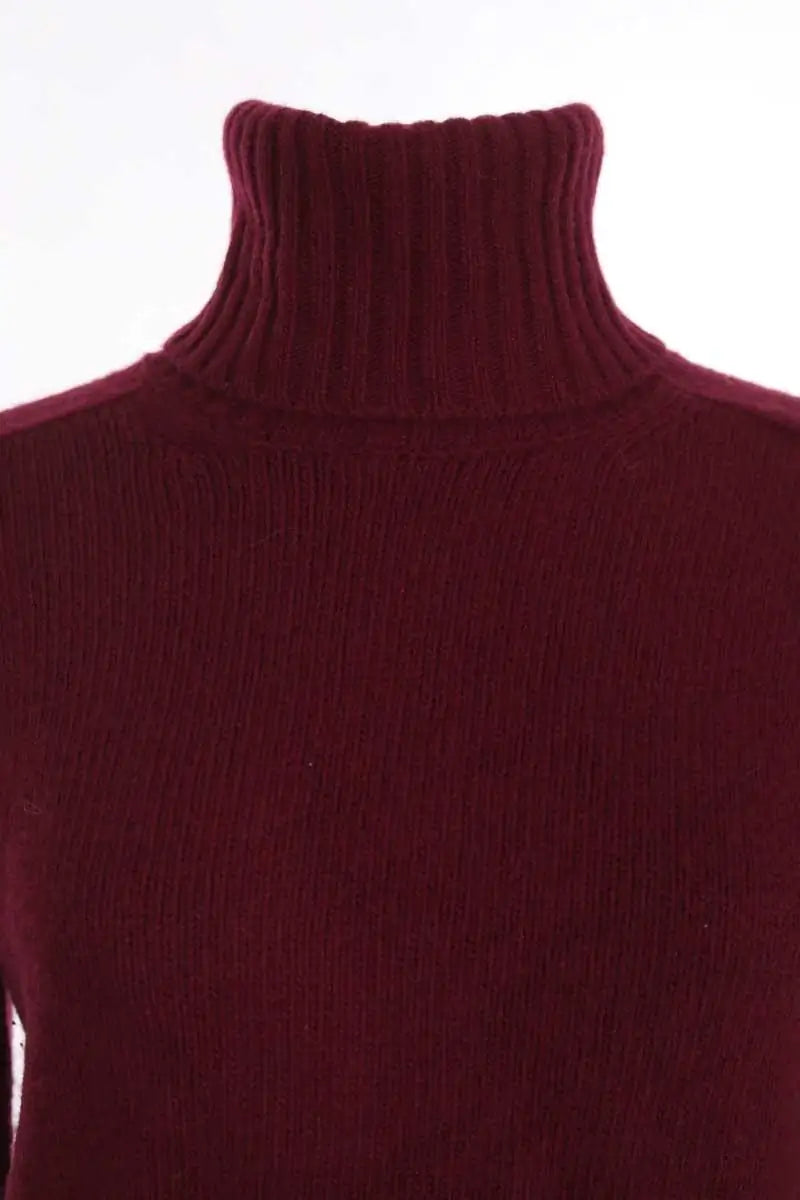 Pull Prada Bordeaux en Laine