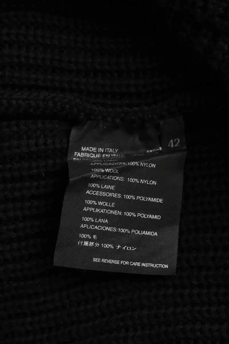 Pull Prada Noir en Laine