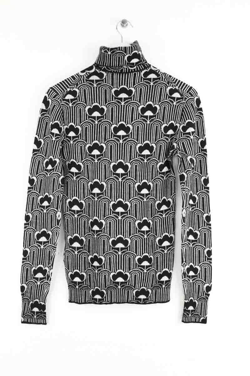 Pull Prada Noir en Laine