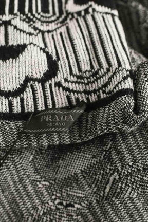 Pull Prada Noir en Laine