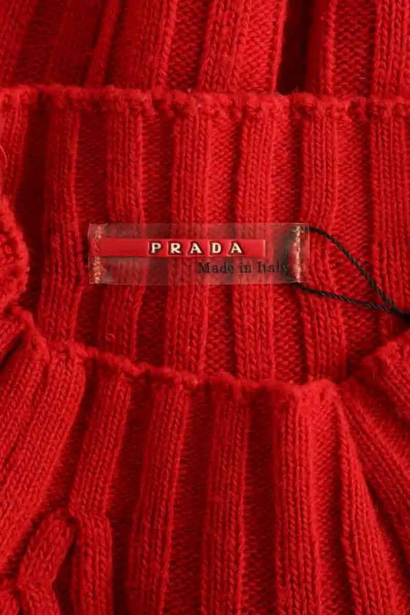 Pull Prada Rouge en Laine