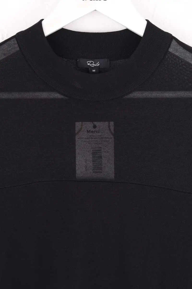 Pull Rails Noir en Viscose