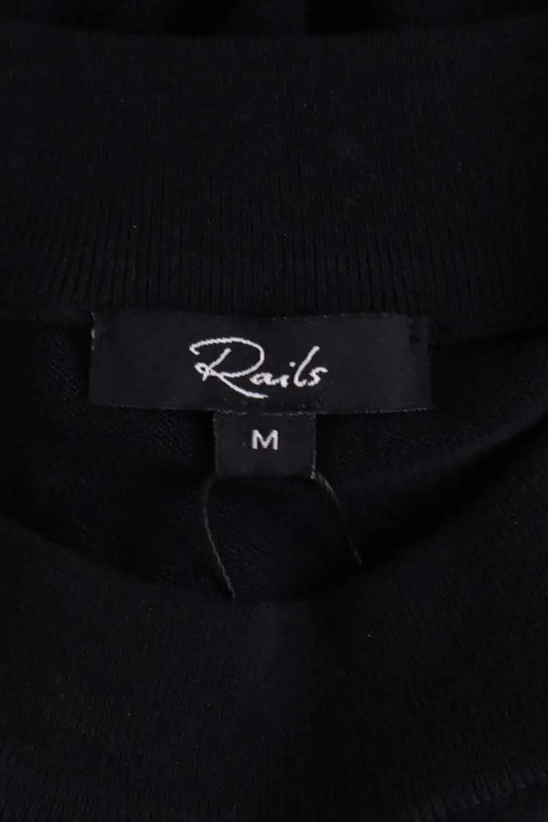 Pull Rails Noir en Viscose