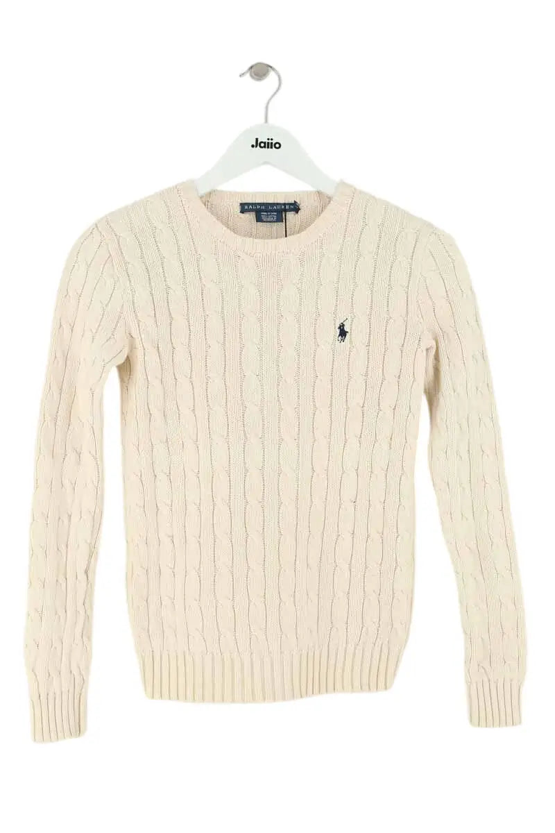 Pull Ralph Lauren Beige en Coton, taille XS - Seconde Main