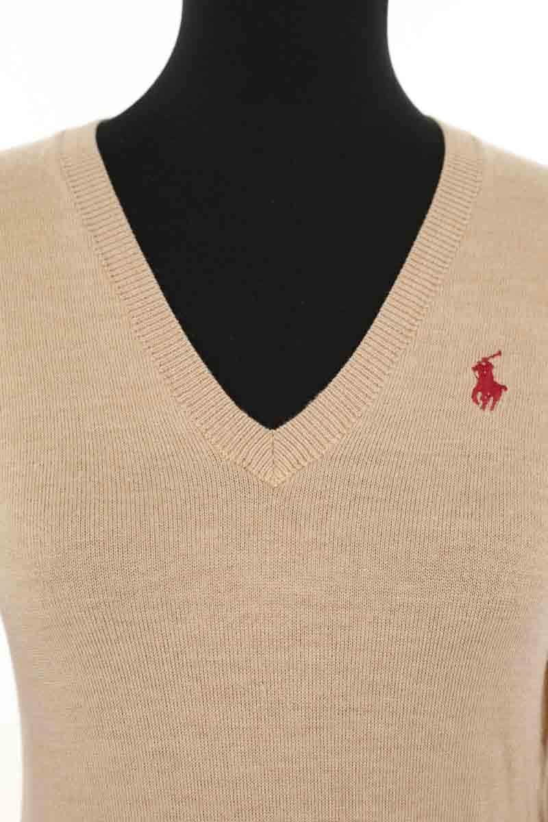 Pull Ralph Lauren Beige en Laine