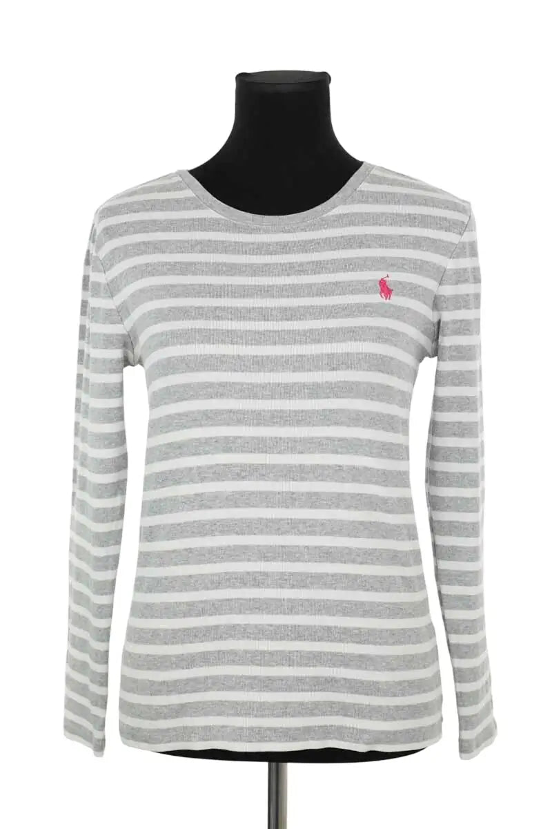 Pull Ralph Lauren Gris en Coton, taille M - Seconde Main