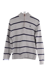 Pull Ralph Lauren Gris en Coton, taille M - Seconde Main