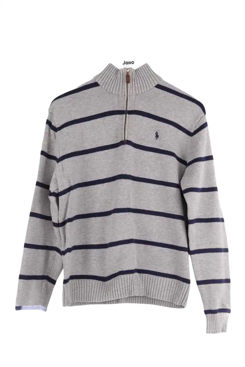 Pull Ralph Lauren Gris en Coton, taille M - Seconde Main