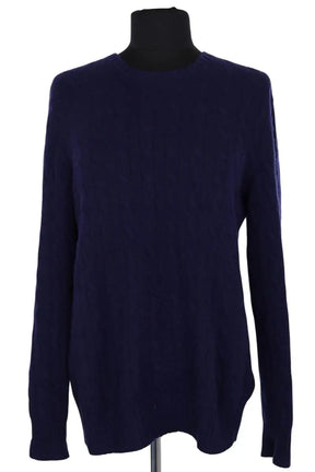 Pull Ralph Lauren Marine en Cachemire, taille M - Seconde Main