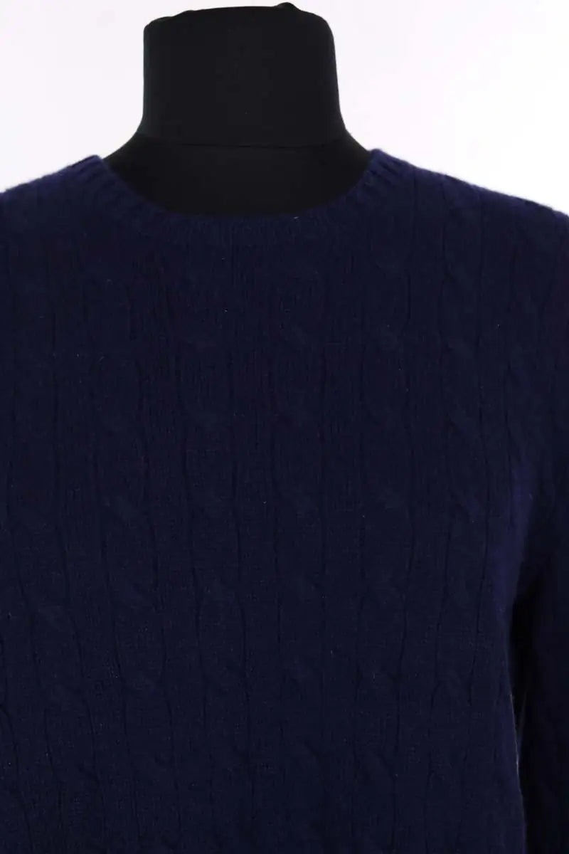 Pull Ralph Lauren Marine en Cachemire