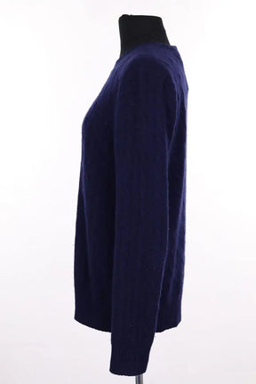 Pull Ralph Lauren Marine en Cachemire
