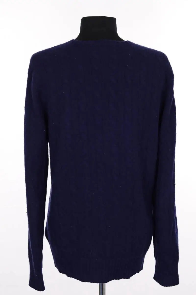 Pull Ralph Lauren Marine en Cachemire