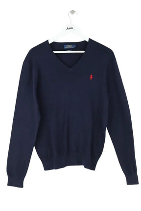 Pull Ralph Lauren Marine en Coton, taille M - Seconde Main