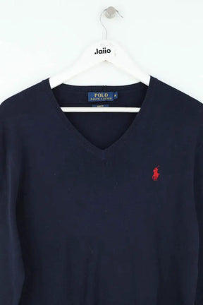 Pull Ralph Lauren Marine en Coton