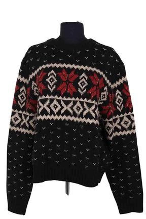 Pull Ralph Lauren Noir en Laine, taille L - Seconde Main