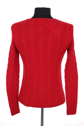 Pull Ralph Lauren Rouge en Cachemire