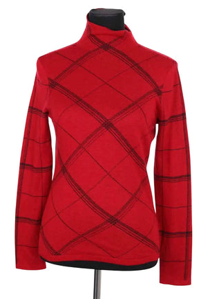 Pull Ralph Lauren Rouge en Synthétique, taille M - Seconde Main