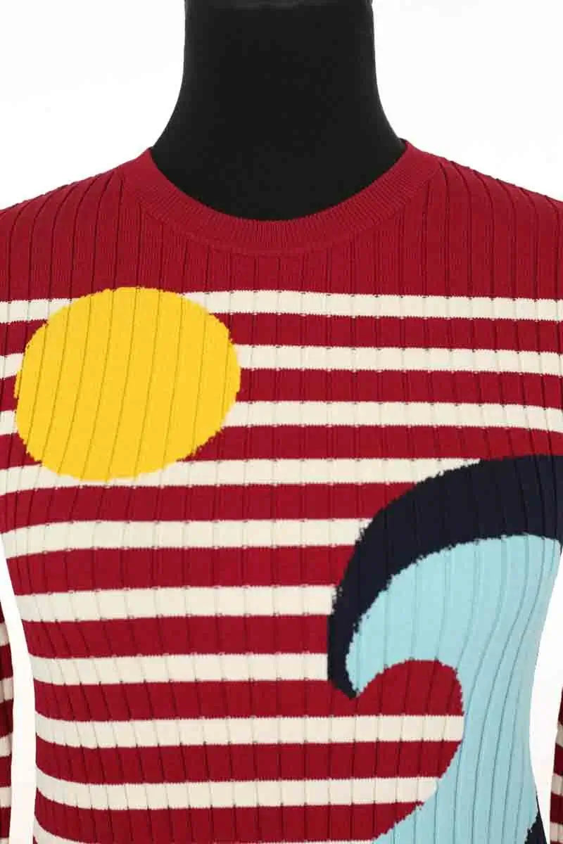 Pull Red Valentino Rouge en Viscose