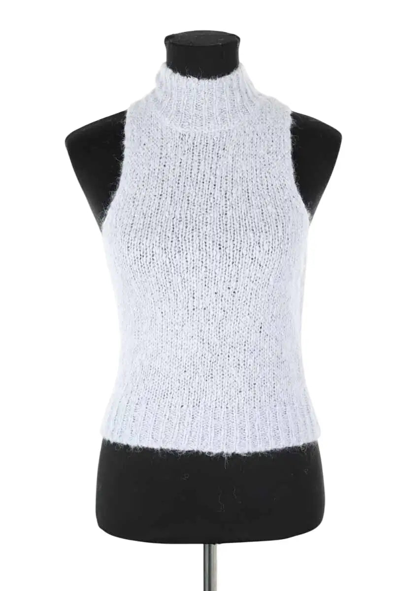 Pull Reformation Gris en Lin, taille XS - Seconde Main