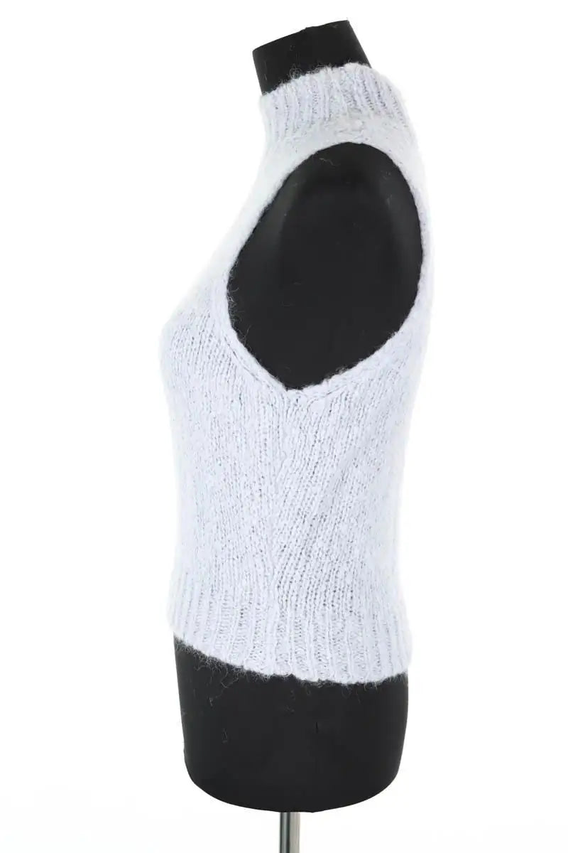 Pull Reformation Gris en Lin