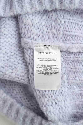 Pull Reformation Gris en Lin