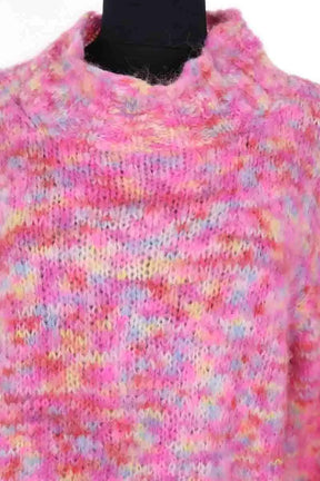 Pull Rose Carmine Rose en Laine