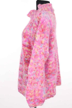 Pull Rose Carmine Rose en Laine