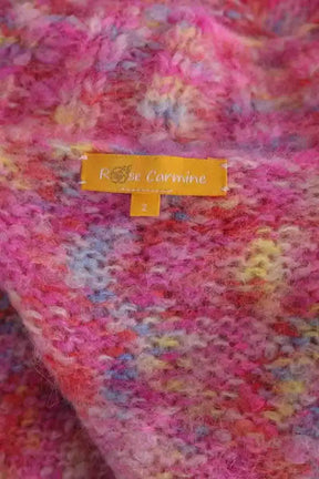 Pull Rose Carmine Rose en Laine