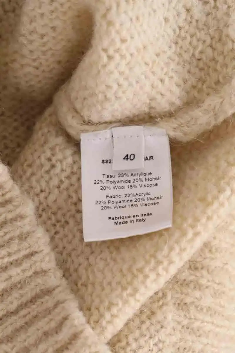 Pull Roseanna Ecru en Synthétique