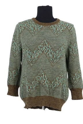 Pull Roseanna Vert en Lin, taille L - Seconde Main