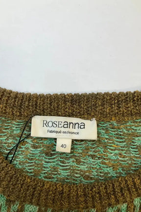 Pull Roseanna Vert en Lin